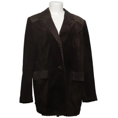 Blazer en cuir (Marron) de Samoon Cuir, Polyester