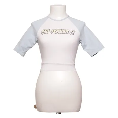 Crop top (Blå, Vit, Flerfärgad) från Dolly Style Bomull, Elastan