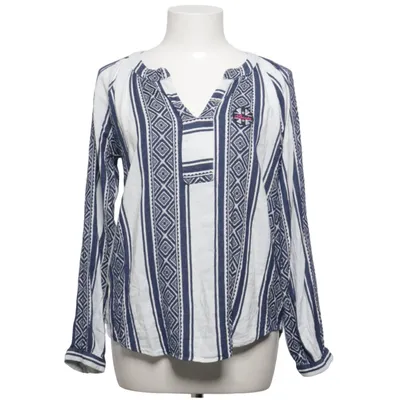 Blouse (Blue, White) from Spooks Cotton, Viscose