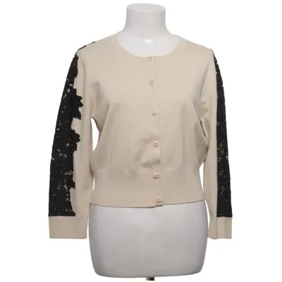 Cardigan (Beige, Zwart) van Diane von Furstenberg Elastaan, Polyamide, Wol