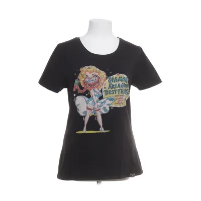 T-shirt (Black) from Queen Kerosin Cotton, Elastane