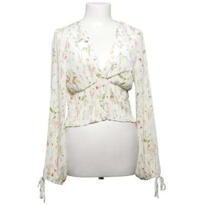 Blouse (Blanc, Multicolore) de H&M Polyester