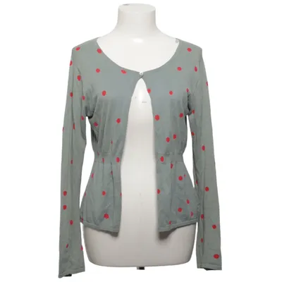 Cardigan (Gris, Rouge) de Bonpoint Coton