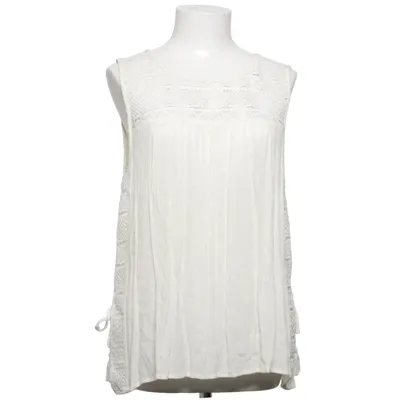 Haut (Blanc) de Vintage Stories Polyester, Viscose
