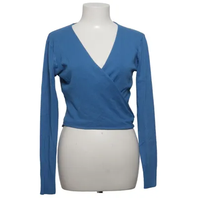 Wrap cardigan (Blue) from PPT Style Polyester, Viscose
