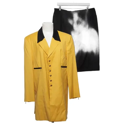 Tailleur jupe (Jaune, Noir) de Hardob Viscose