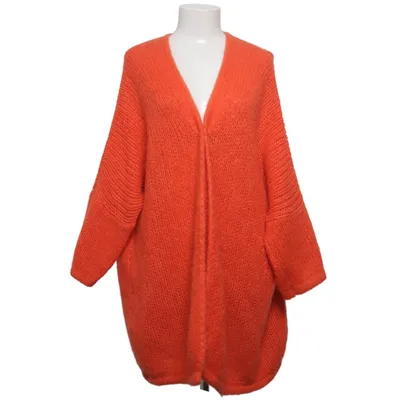 Cardigan (Orange) from Monday Afternoon Acrylic, Mohair, Polyamide, Wool
