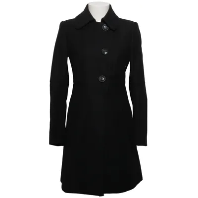 Manteau (Noir) de Stile Benetton Acétate, Polyamide, Viscose, Laine