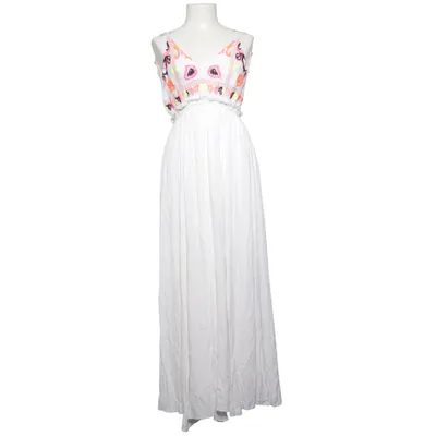 Maxi dress (White, Multicolored) from Raga Cotton, Viscose