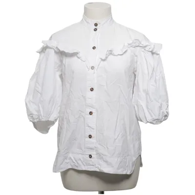 Blouse (White) from Ganni Organic cotton
