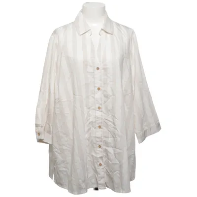 Chemise (Blanc, Beige) de Yesta Coton, Polyamide
