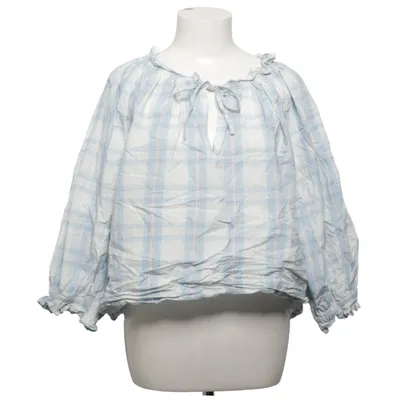 Blouse (Bleu, Blanc) de Skall Studio Coton biologique