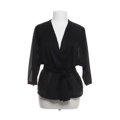Cardigan cache-cœur (Noir) de Club Xprs Élasthane, Polyester