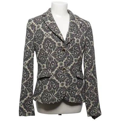 Blazer (Gris, Beige) de René Lezard Acétate, Acrylique, Polyamide, Laine