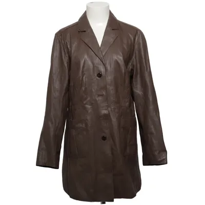 Veste longue en cuir (Marron) de Betty Barclay Cuir, Viscose