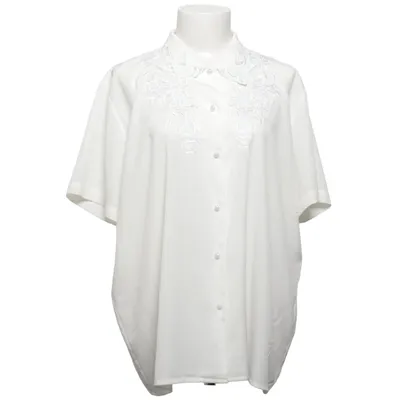 Kortärmad skjorta (Vit) från Spader Dam Polyester