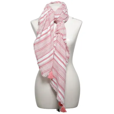 Shawl (Red, White) from Bijou Brigitte Cotton