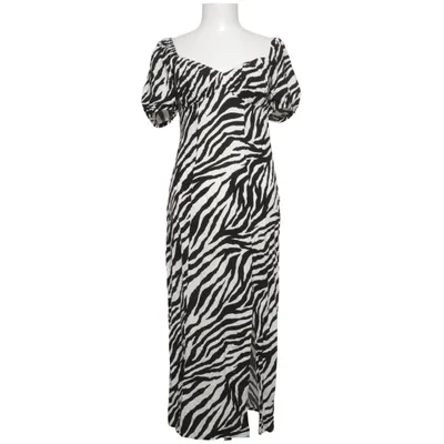 Maxi jurk (Zwart, Wit) van Amisu Polyester, Viscose