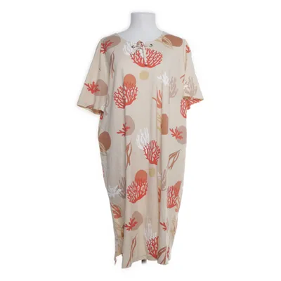 Dress (Beige, Multicolored) from Pure by Ulla Popken Organic cotton