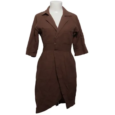 Dress (Linen Look Raglan Sleeve Shirt Dress) from NA-KD Cotton