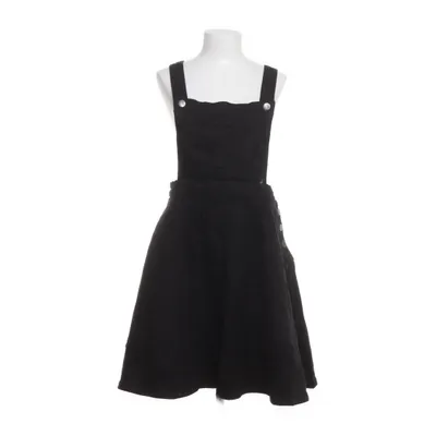 Hängselklänning (Svart) från Hell Bunny Bomull, Elastan