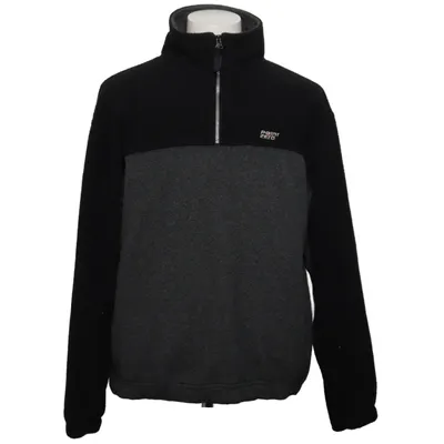 Fleece sweater (Black, Gray) from Point Zero Polyester