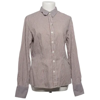 Chemise (Marron, Blanc) de Rossana Diva Coton