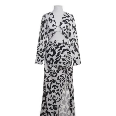 Evening gown (White, Black) from Danity Polyester