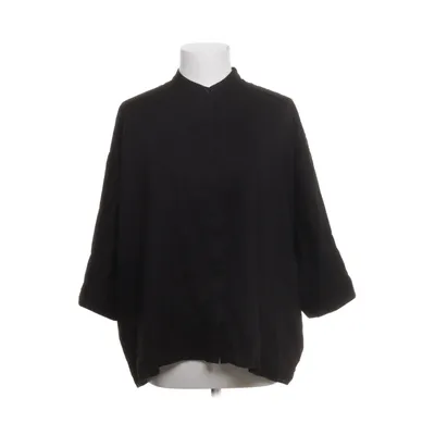 Bluse (Sort) fra Uniqlo Polyester, Viscose