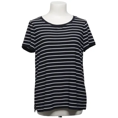 T-shirt (Noir, Blanc) de Anne Klein Élasthane, Polyester