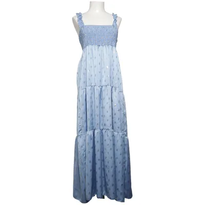 Maxi dress (Blue, Gold) from Creme Fraiche Polyester
