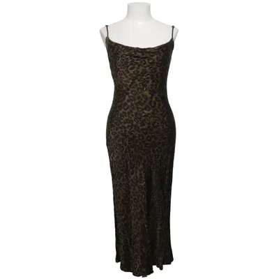 Maxi jurk (Bruin, Zwart) van Zara Viscose