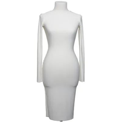 Dress (White) from Boom Boom the Label Elastane, Polyester