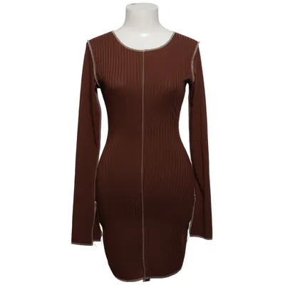 Jurk (Bruin) van Missy Empire Elastaan, Polyester