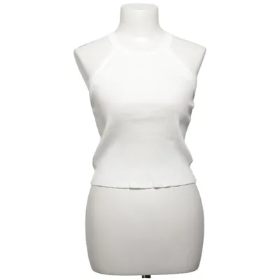 Tanktop (Wit) van Uniqlo Katoen, Elastaan, Polyamide, Polyester