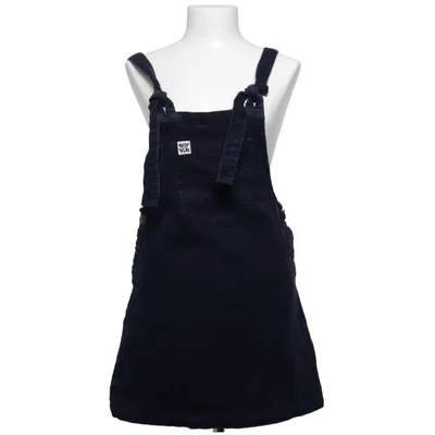 Hängselklänning (Blå) från Lucy & Yak Elastan, Ekologisk bomull