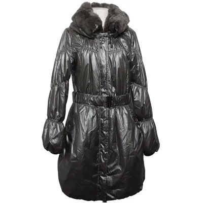 Vinterkappa (Grå) från Alexandra Polyester, Kaninpäls