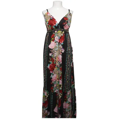 Maxi jurk (Zwart, Meerkleurig) van Rosemunde Katoen, Polyester