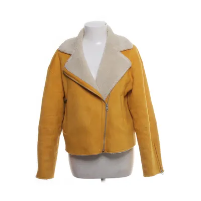 Bikerjacka (Gul) från Zara Basic Outerwear Akryl, Polyester