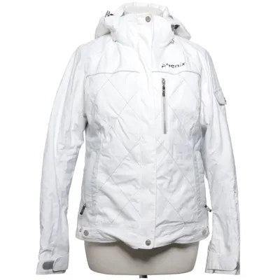 Jacket (White, Gray) from Phenix Acrylic, Polyester