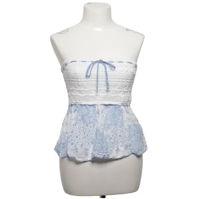 Tubetop (Blå, Hvid) fra Hollister Bomuld, Polyester