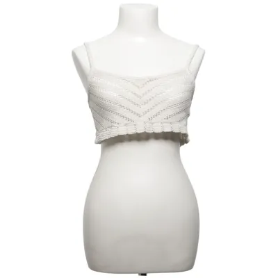 Crop top (Cute Crochet Short Top) fra NLY Trend Bomuld, Polyester