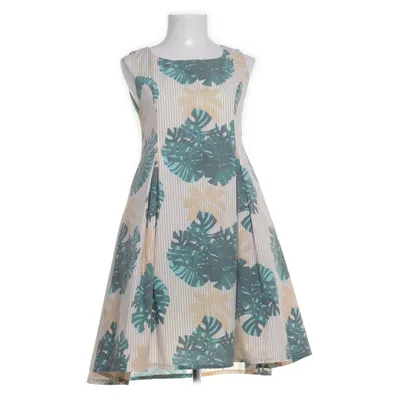 Dress (White, Beige, Green, Multicolored) from Kor@Kor Cotton, Polyester