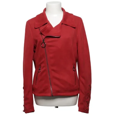 Bikerjack (Rood) van New Age Acryl, Elastaan, Polyester