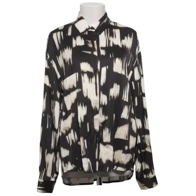 Blouse (Noir, Beige) de Louis and Mia Élasthane, Viscose