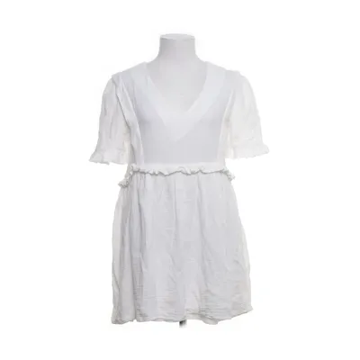 Jurk (Wit) van Retro & Icone Katoen, Polyester