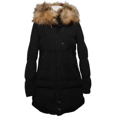 Dunkappa (Svart) från Cedrico Dun, Fjädrar, Päls, Skinn, Polyester