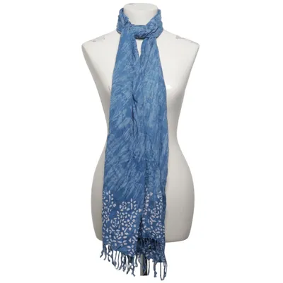Scarf (Blue, White) from Indigo