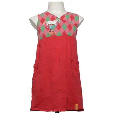 Kleid (Rot, Grün, Mehrfarbig) von Varför Därför Baumwolle