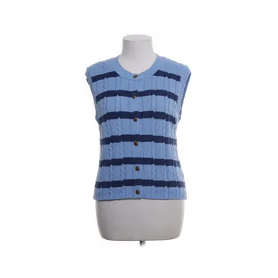 Vest (Blue) from Zara Cotton, Polyamide